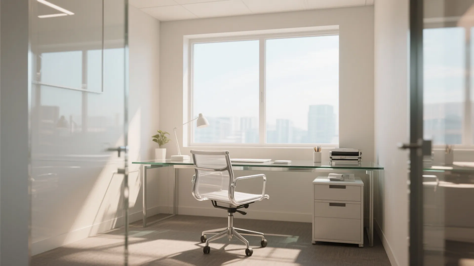 5. Transparent Furniture for an Airy Feel