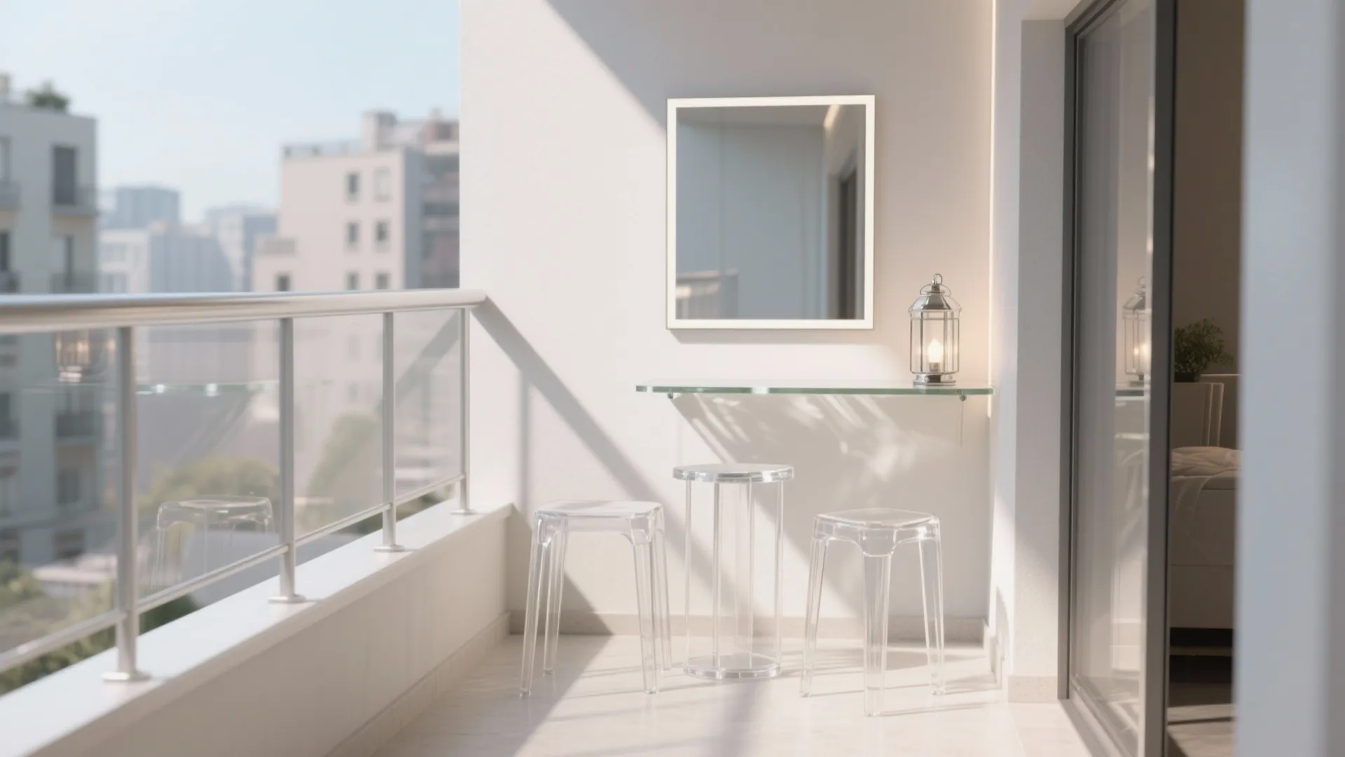 Transparent Elements for Visual Lightness