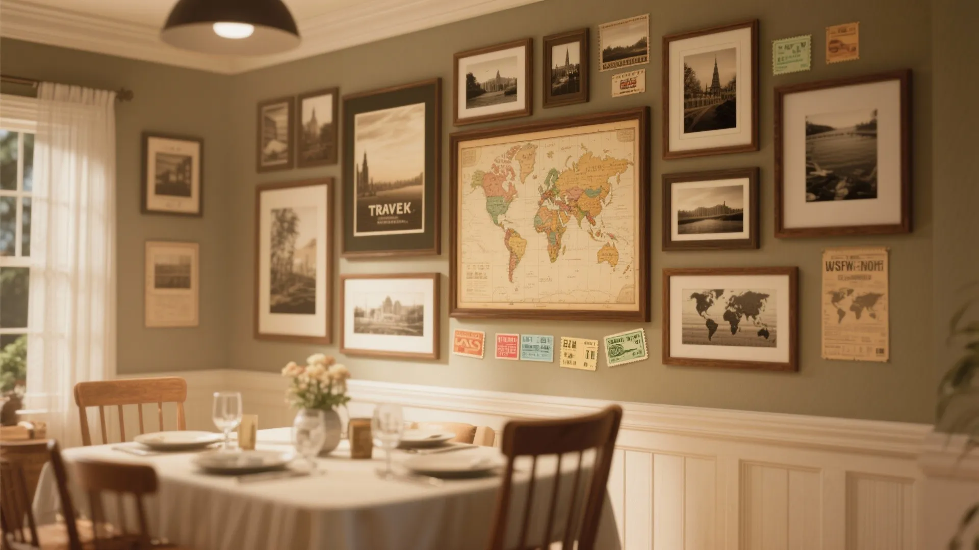 6. Thematic Travel Wall