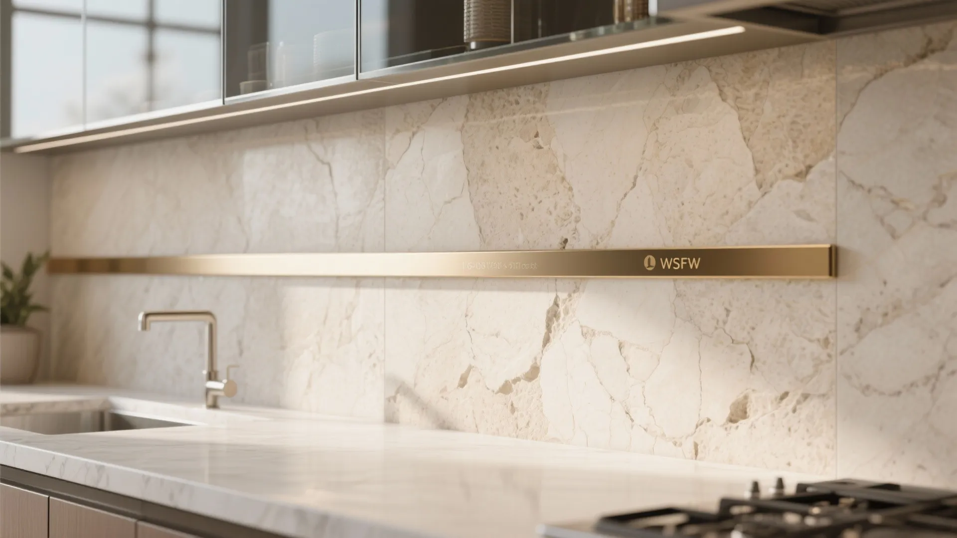 3. Mixed-Material Accent Strip