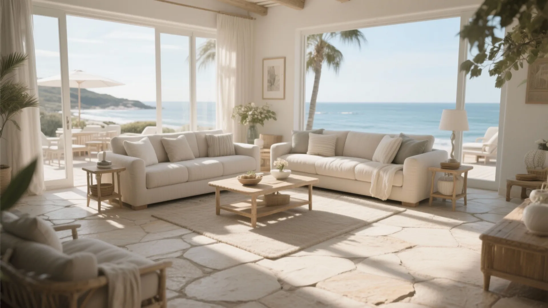 8. Natural Stone Flooring