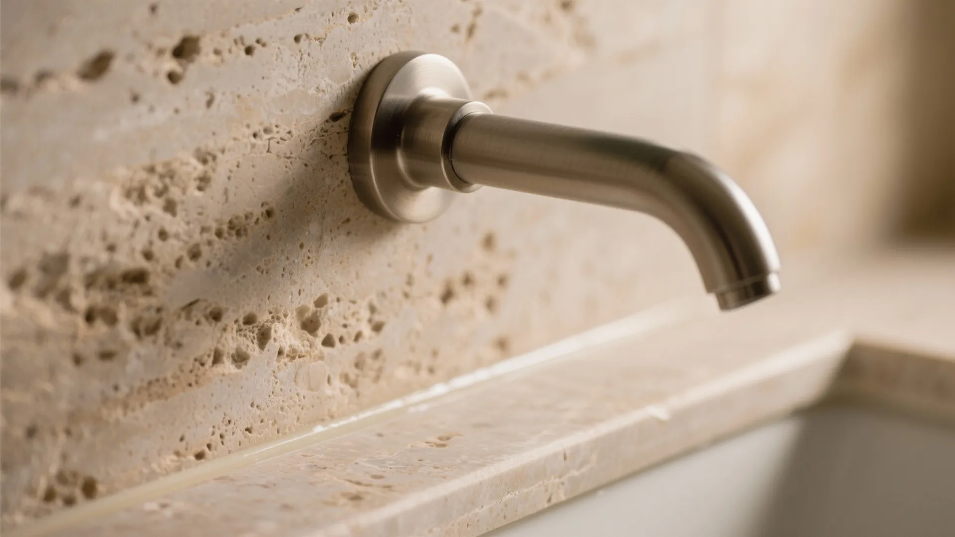 4) Sculptural pedestal or console basin as a statement piece