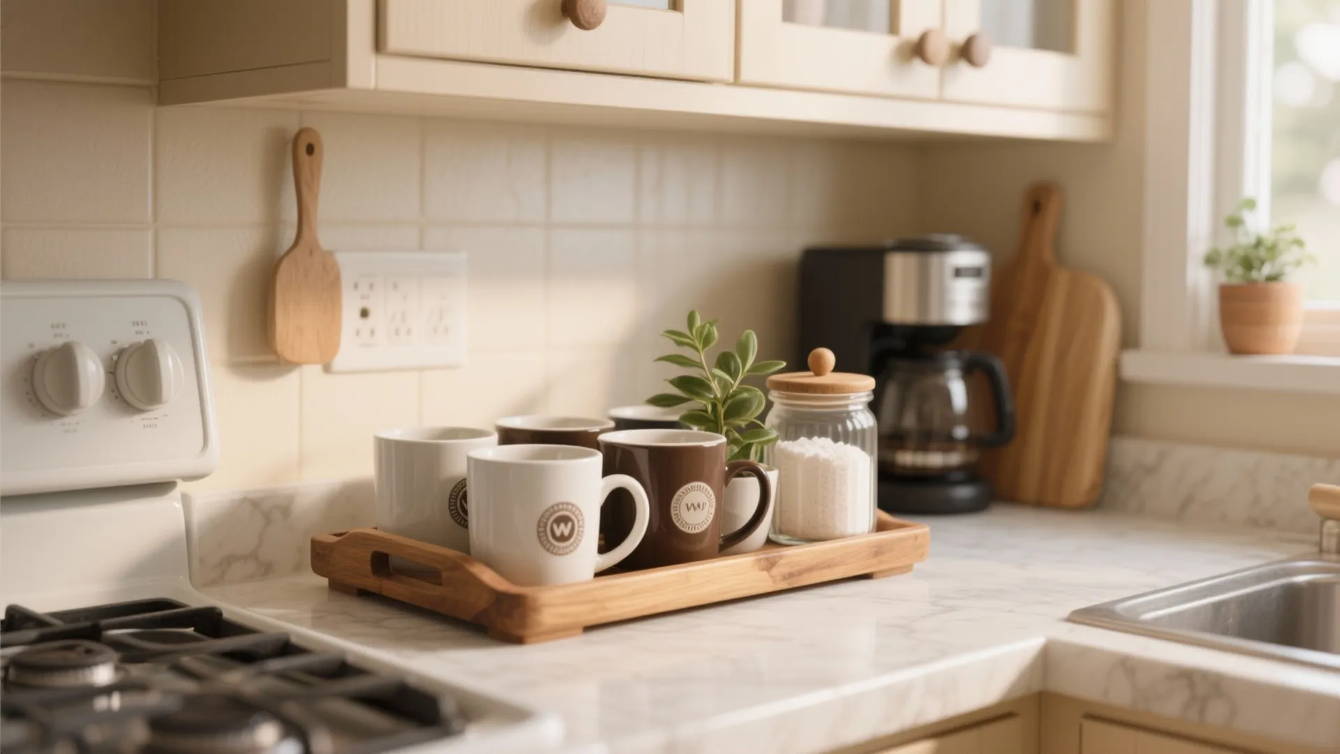 3. Use a Tray as a Style Anchor