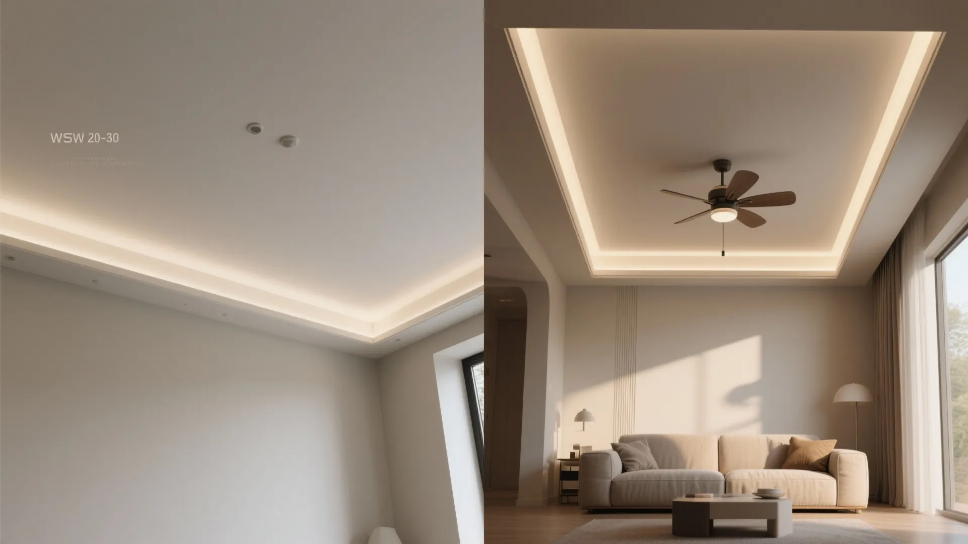 Subtle Tray Ceiling: Layers Without Bulk