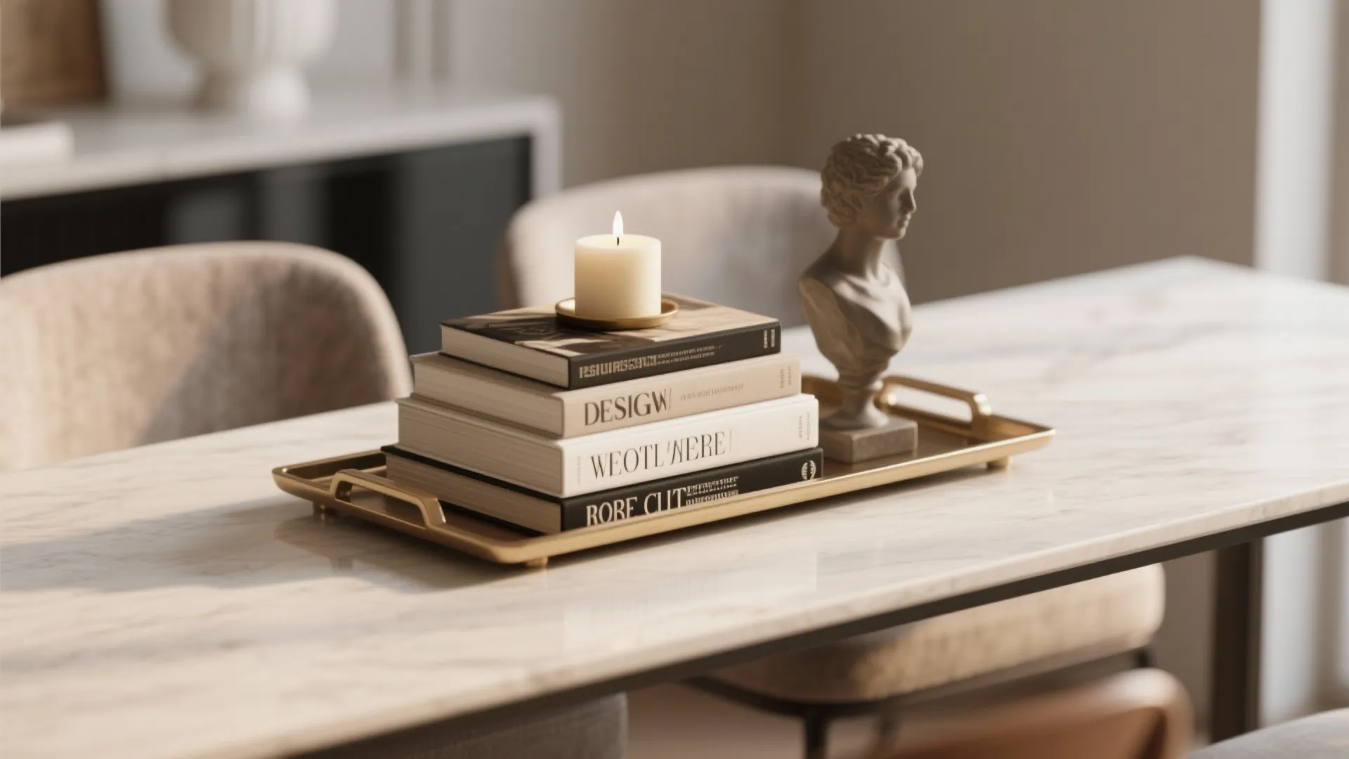 6. Layer in Books or Magazines