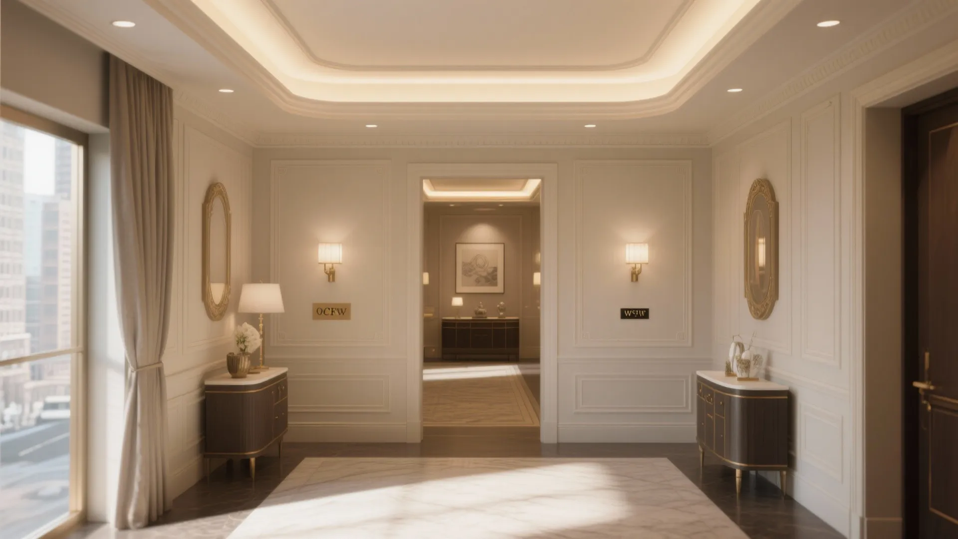 Tray Ceiling with Cove Lighting
