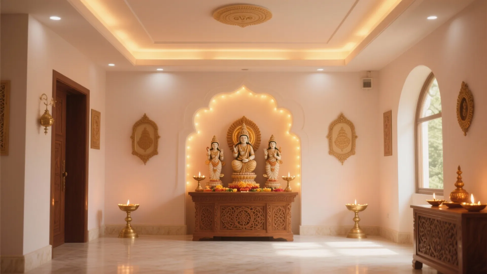 Elegant Tray Ceiling with Cove Lighting