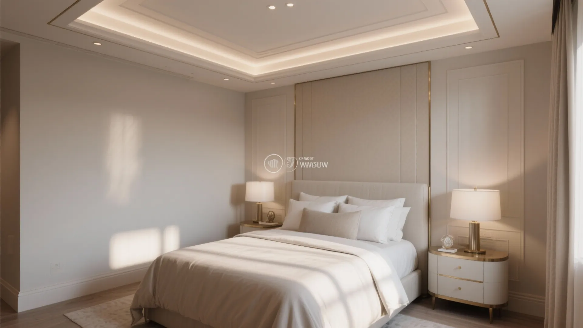 Tray Ceiling with Hidden Lighting