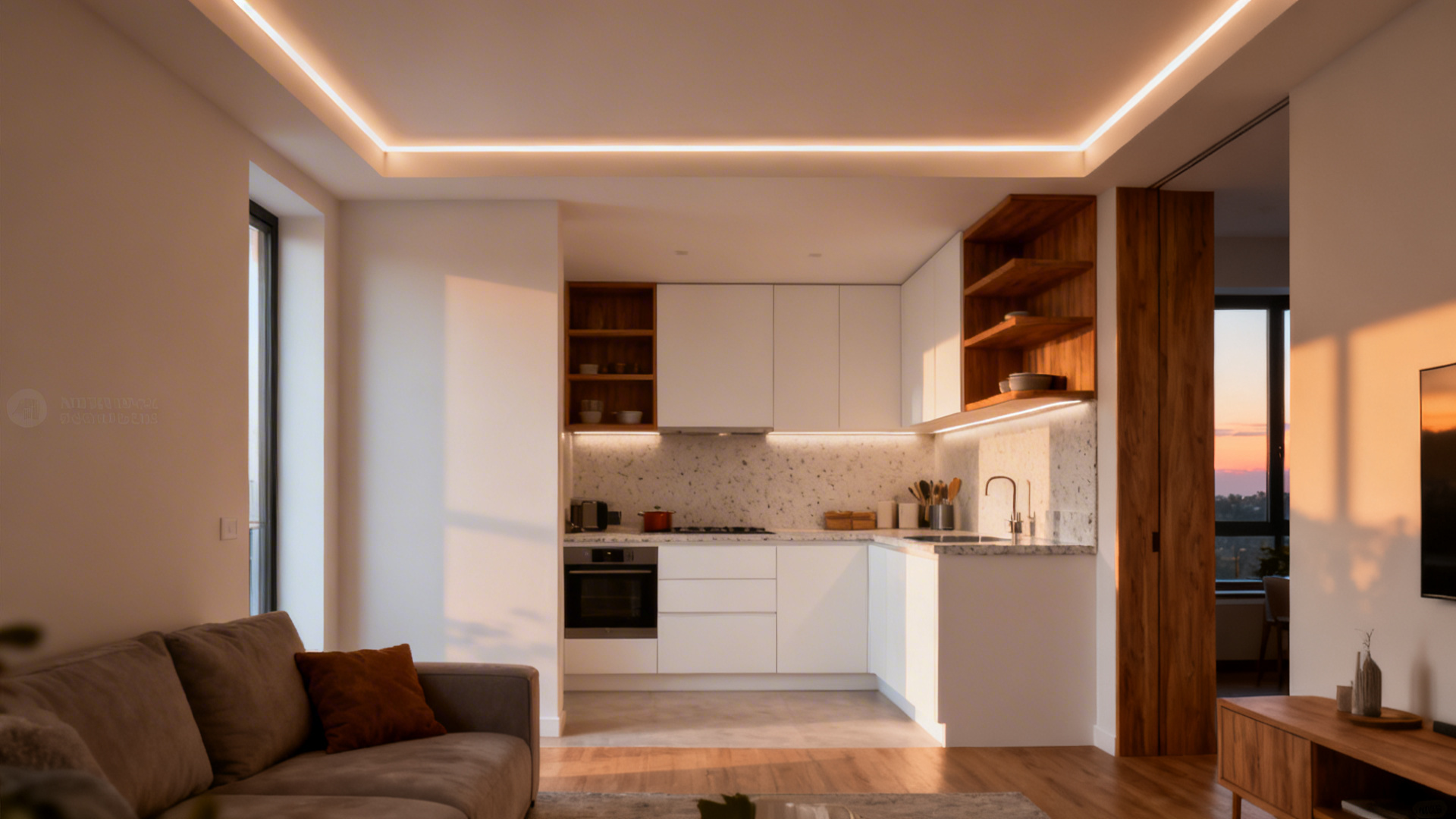 Bank Ceiling Design in Kitchen: Adds Space or Feels Lower?
