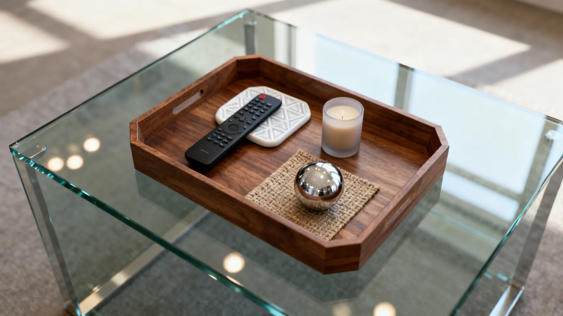 3. Tray Composition for Function and Style