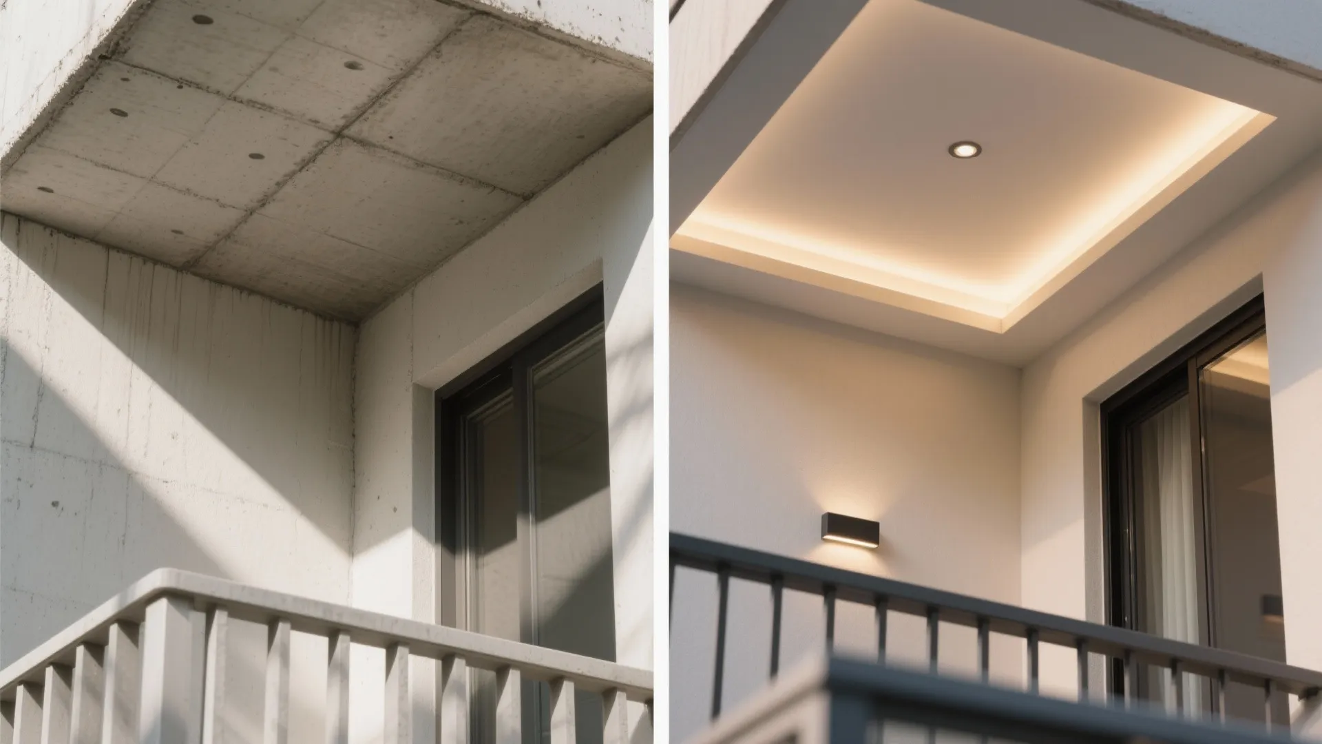 Minimalist POP Tray Ceiling with Soft Cove Lighting