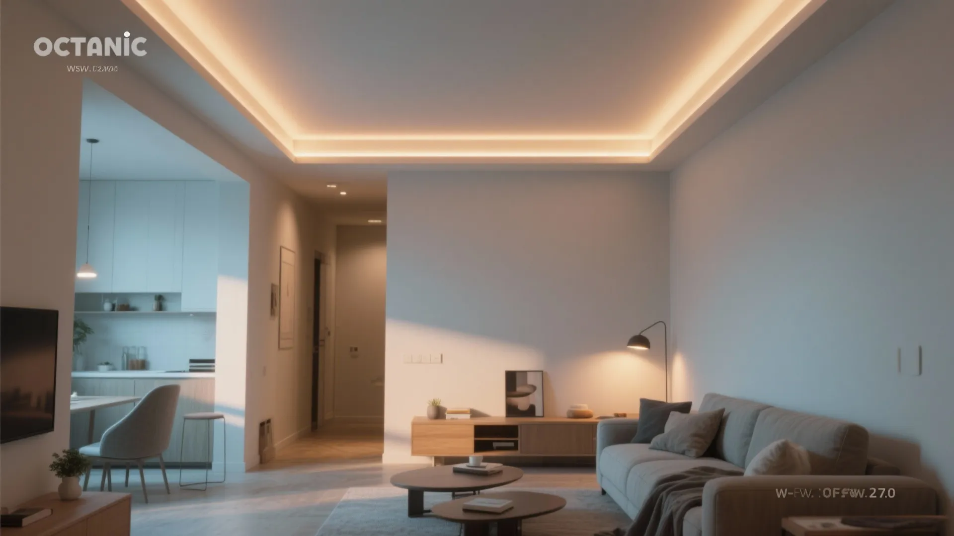 Tray Ceilings with Cove Lighting