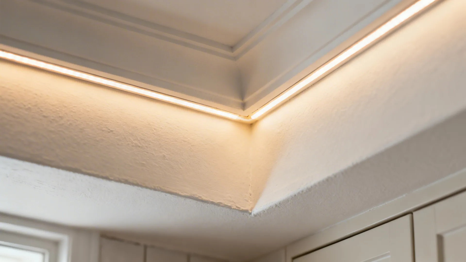 Simple Tray Ceiling with Soft Perimeter Glow