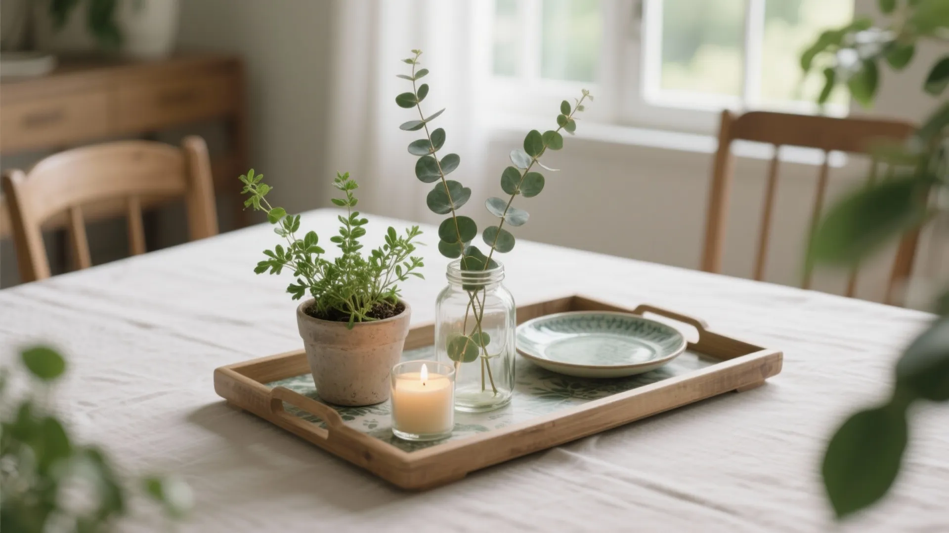 3. Add Greenery for Freshness