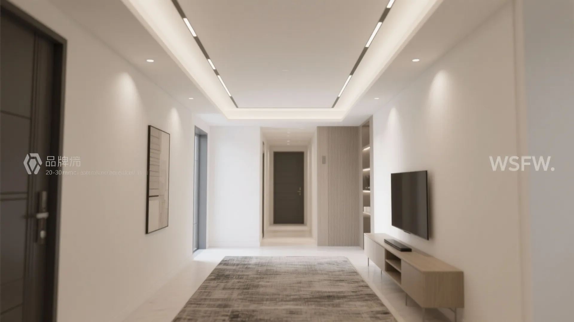 Clean Tray Ceiling with Micro-Step POP