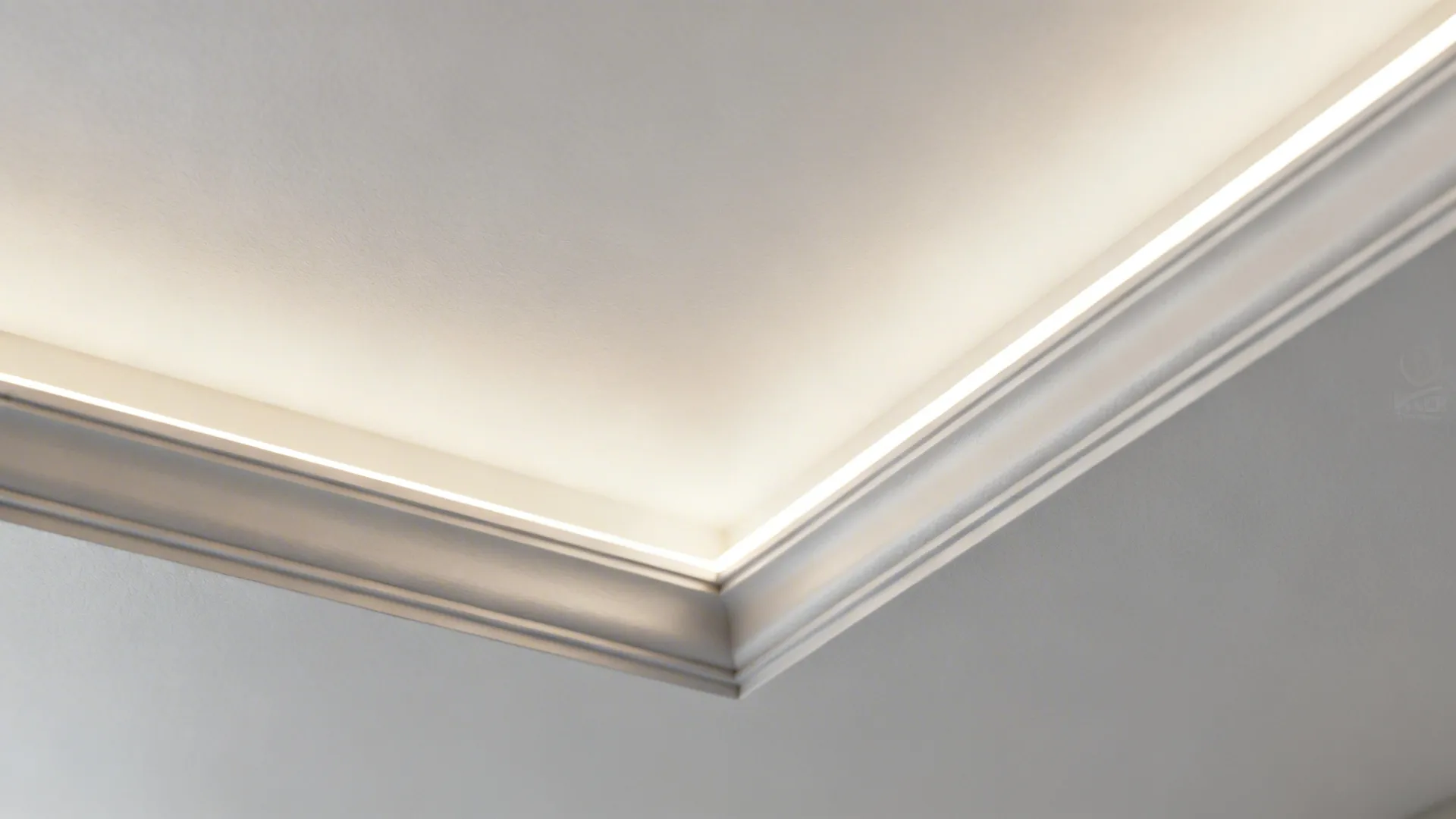 Geometric Tray Ceiling with POP Mouldings