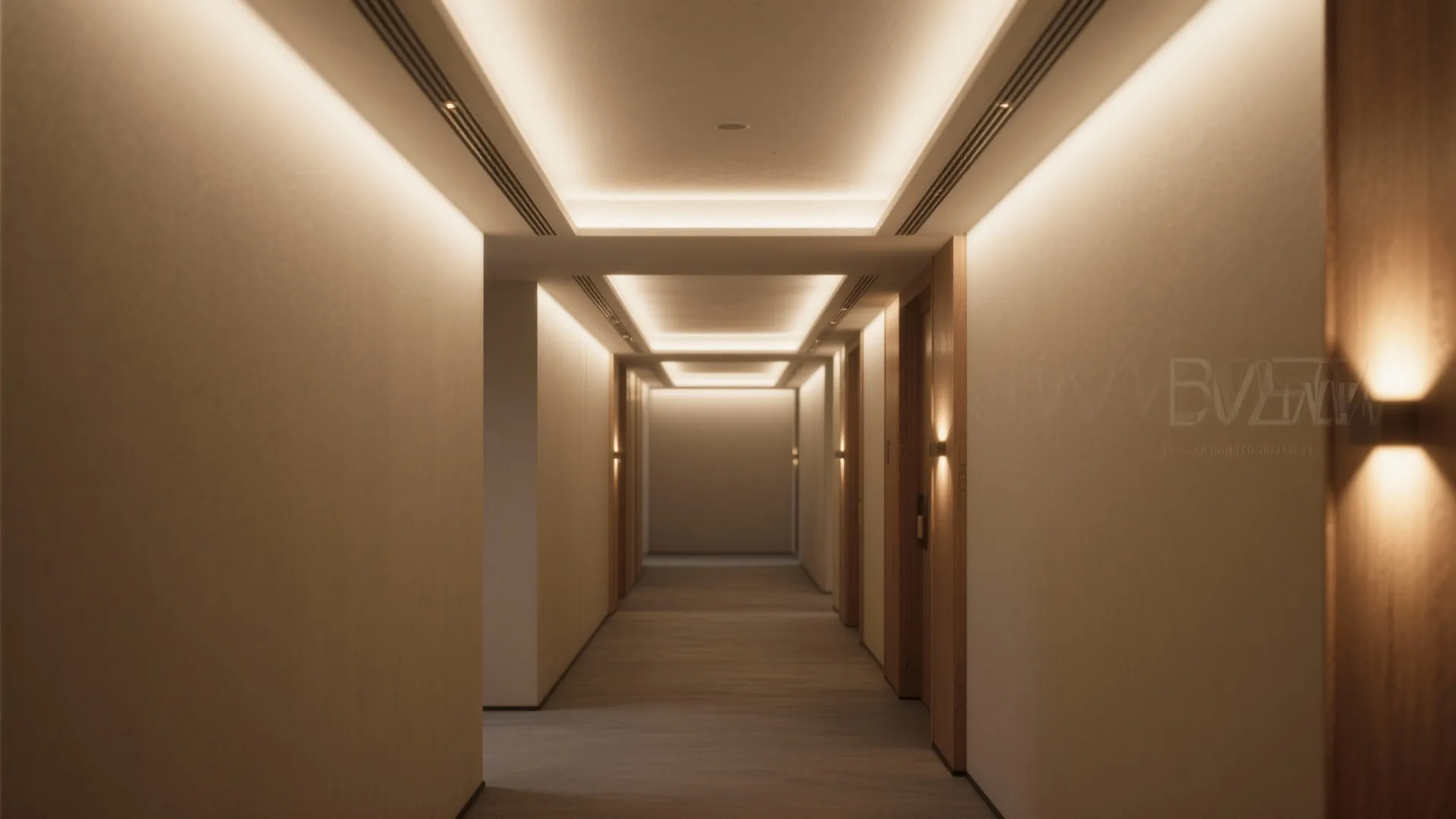 Floating Tray with Perimeter Glow