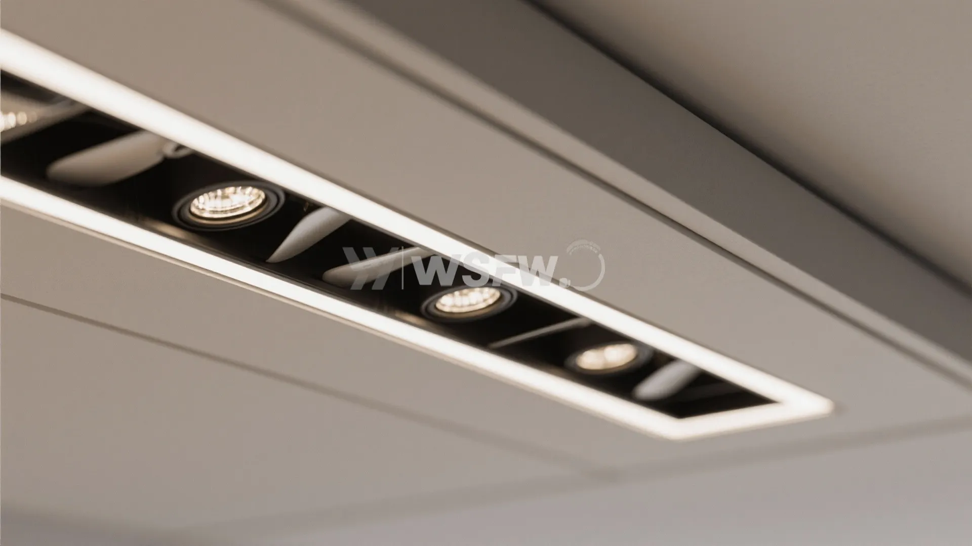 3) Floating Central Tray with Perimeter Minus