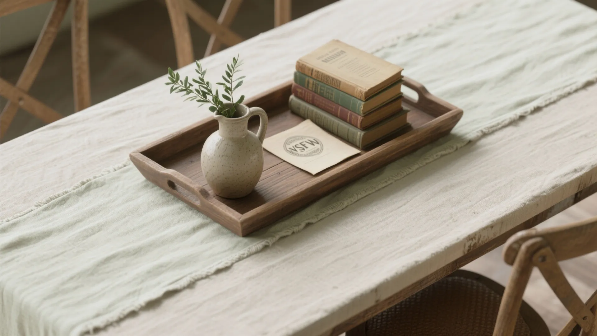 4. Tray + Runner Combo — Layer Like a Pro