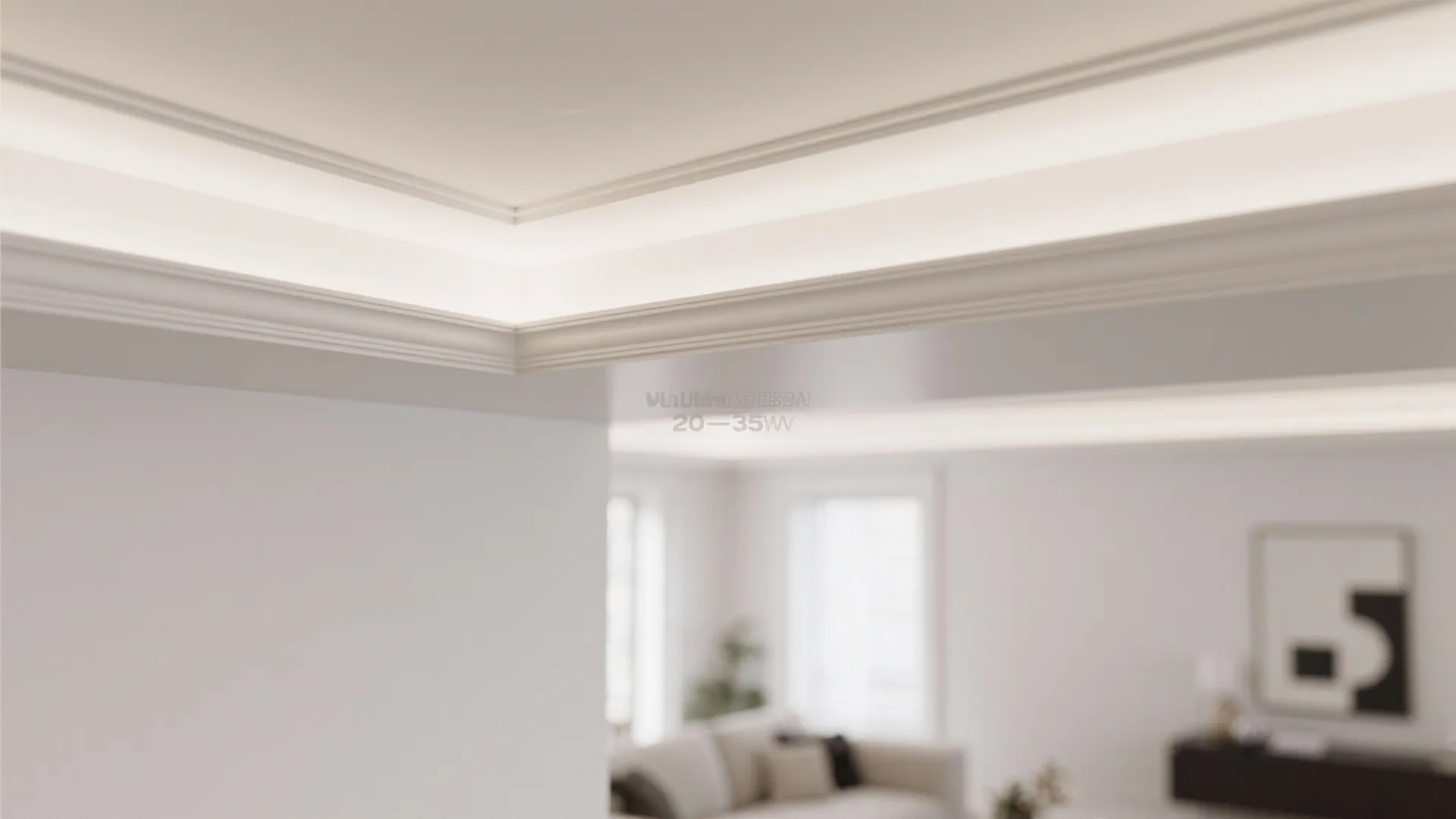 Minimal Tray Ceiling with Slim Shadow Lines