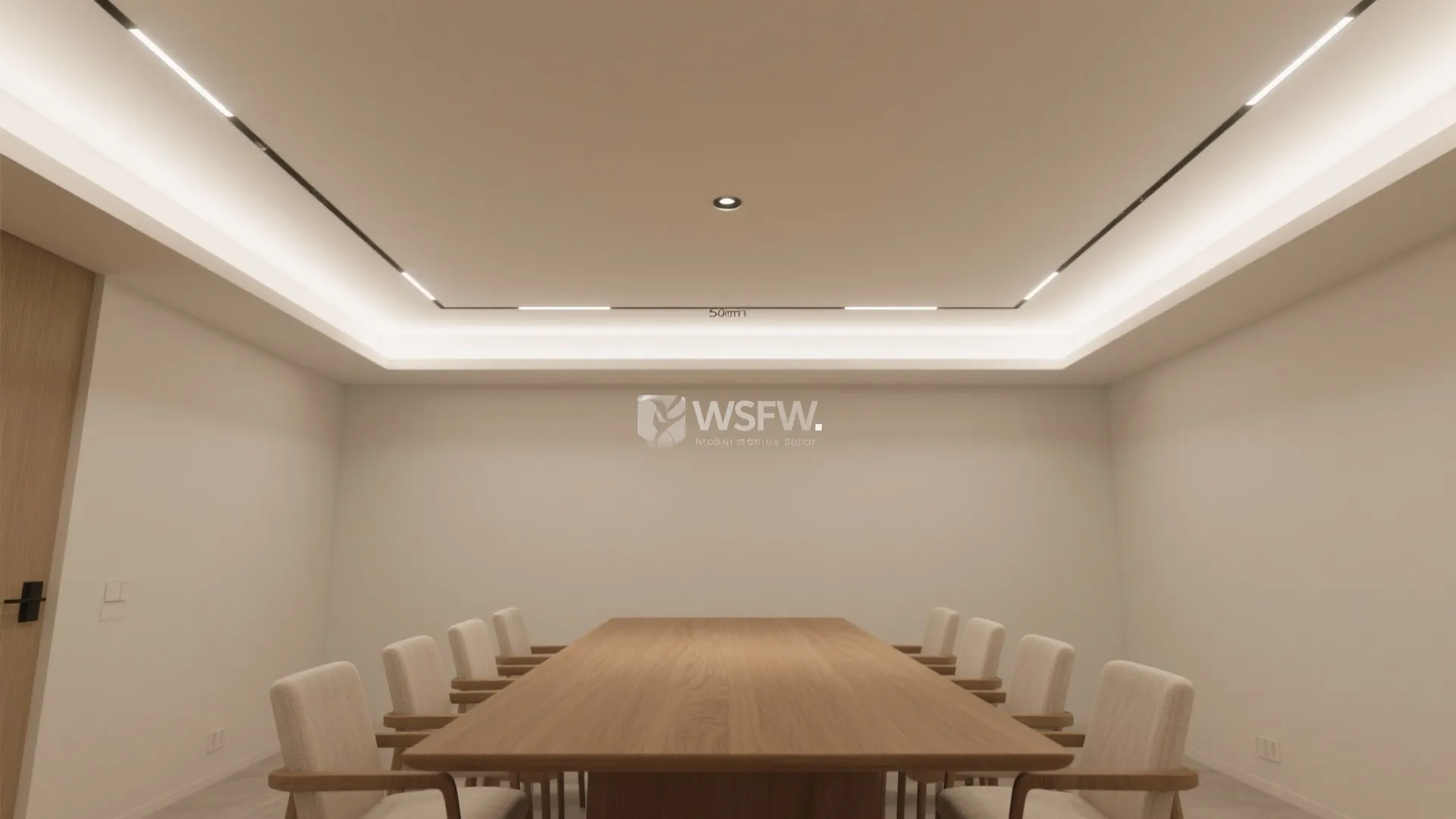 Modern Tray Ceilings with Cove Lighting