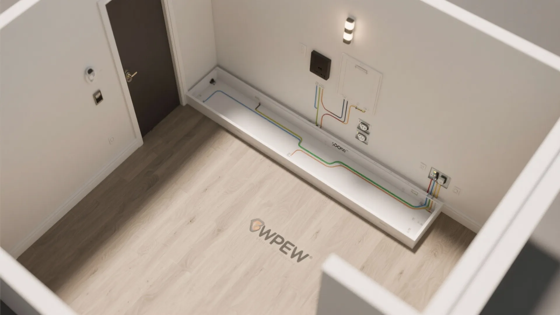 POP Ceiling Trays with Hidden Smart Controls