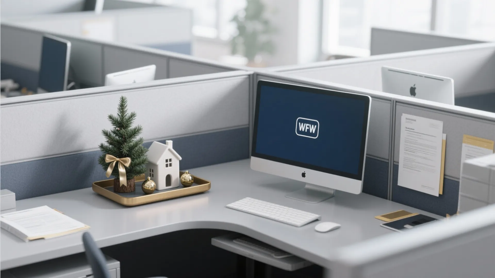 Idea 3: Tray vignette instead of a tree