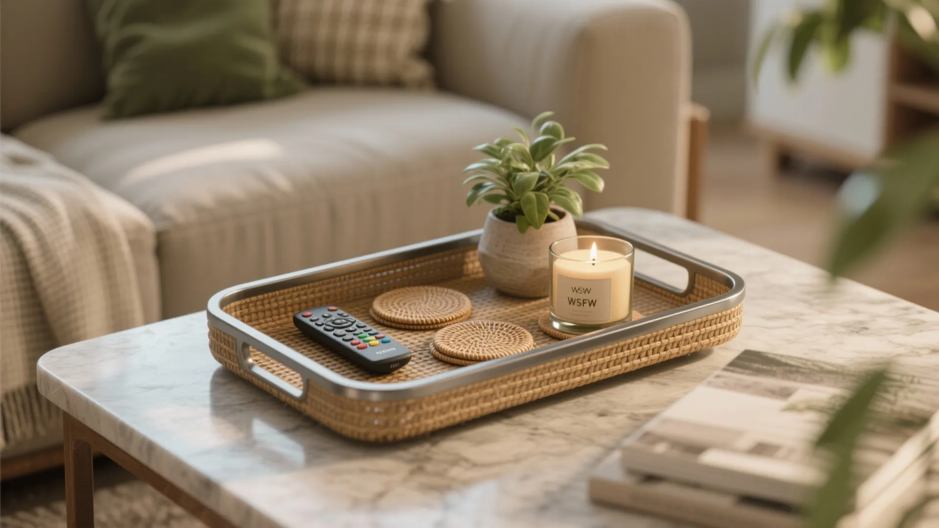 Tray Vignettes for Function-First Styling