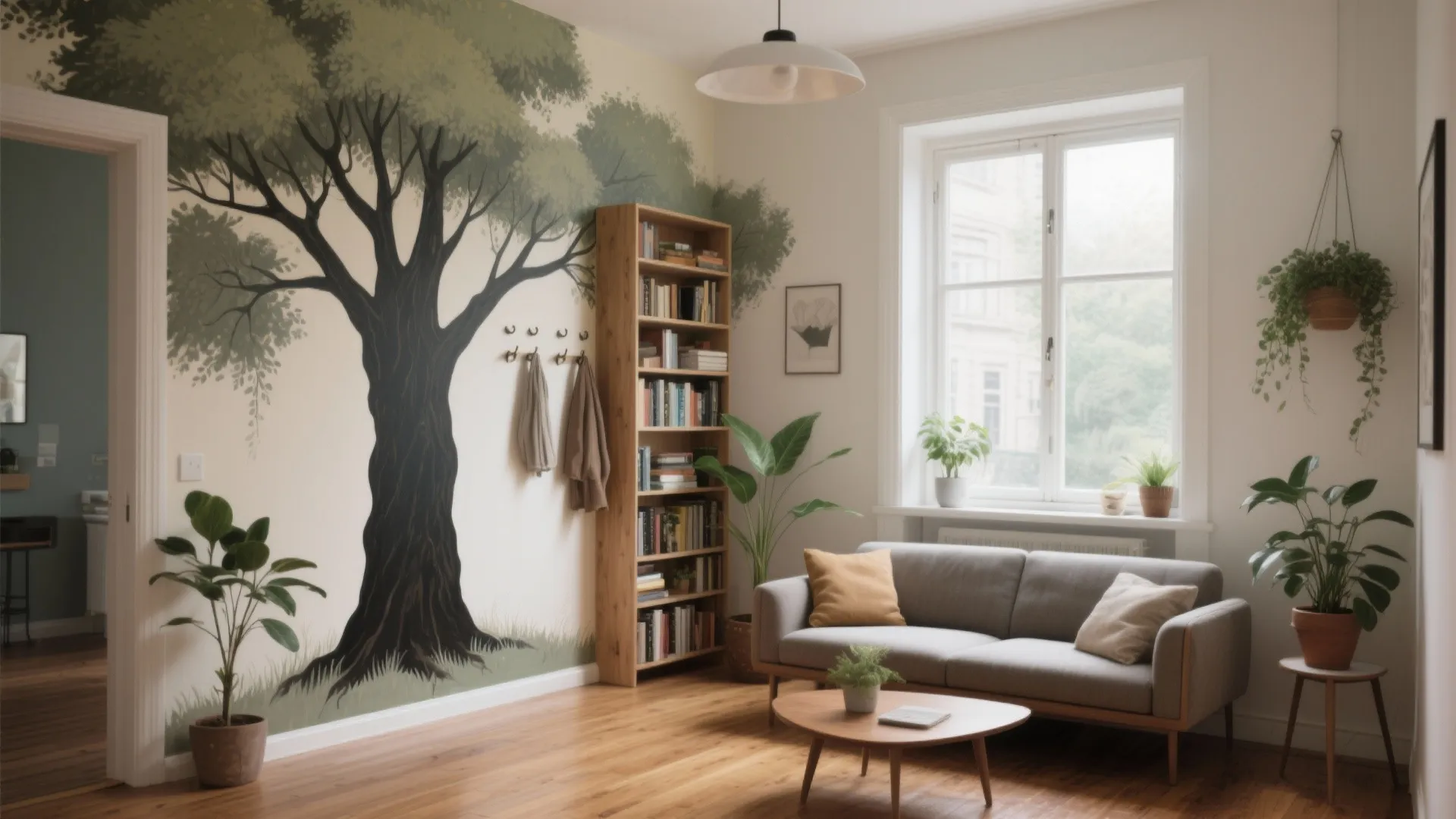 Tree Wall Painting Ideas — 5 Small-Space Murals: Fun, practical tree mural inspirations I use in tight homes to add depth, character, and clever storage
