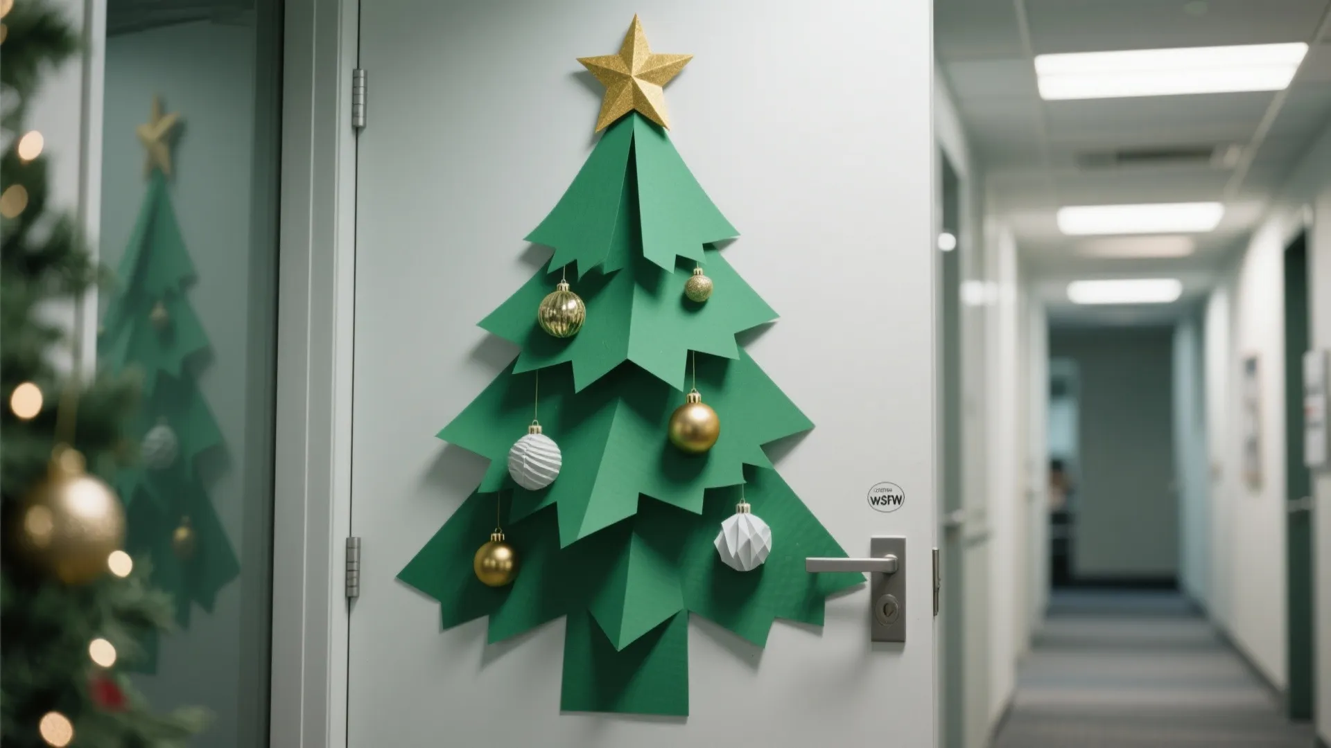 4. Christmas Tree Silhouette