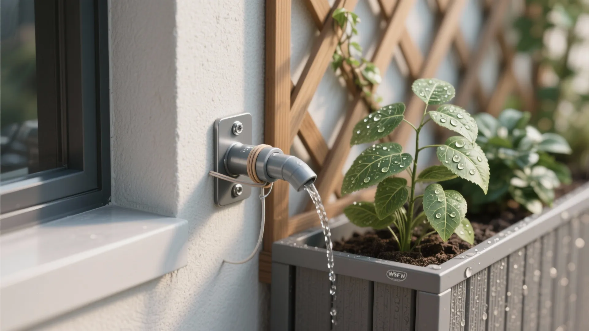 Vertical green walls for privacy and shade