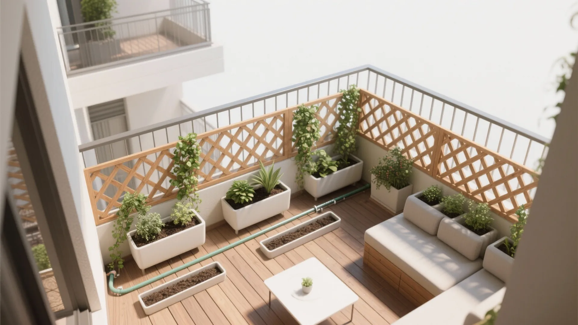 Vertical Garden Privacy Screen