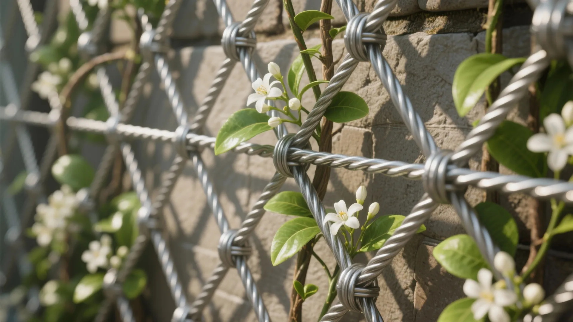 Living Green Wall Pergola for Privacy