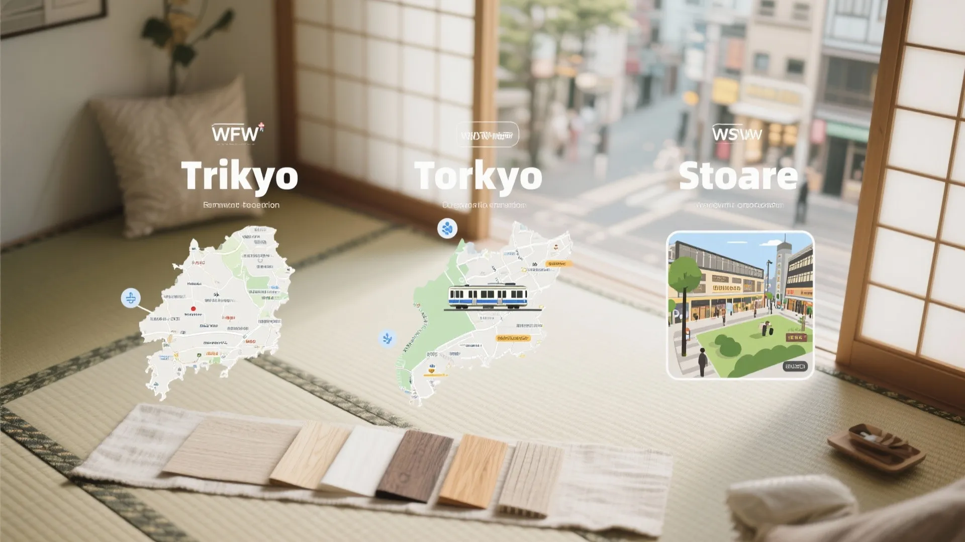 地域文脈を語れる物件資料：日本都市の暮らしを見せる（日本都市）