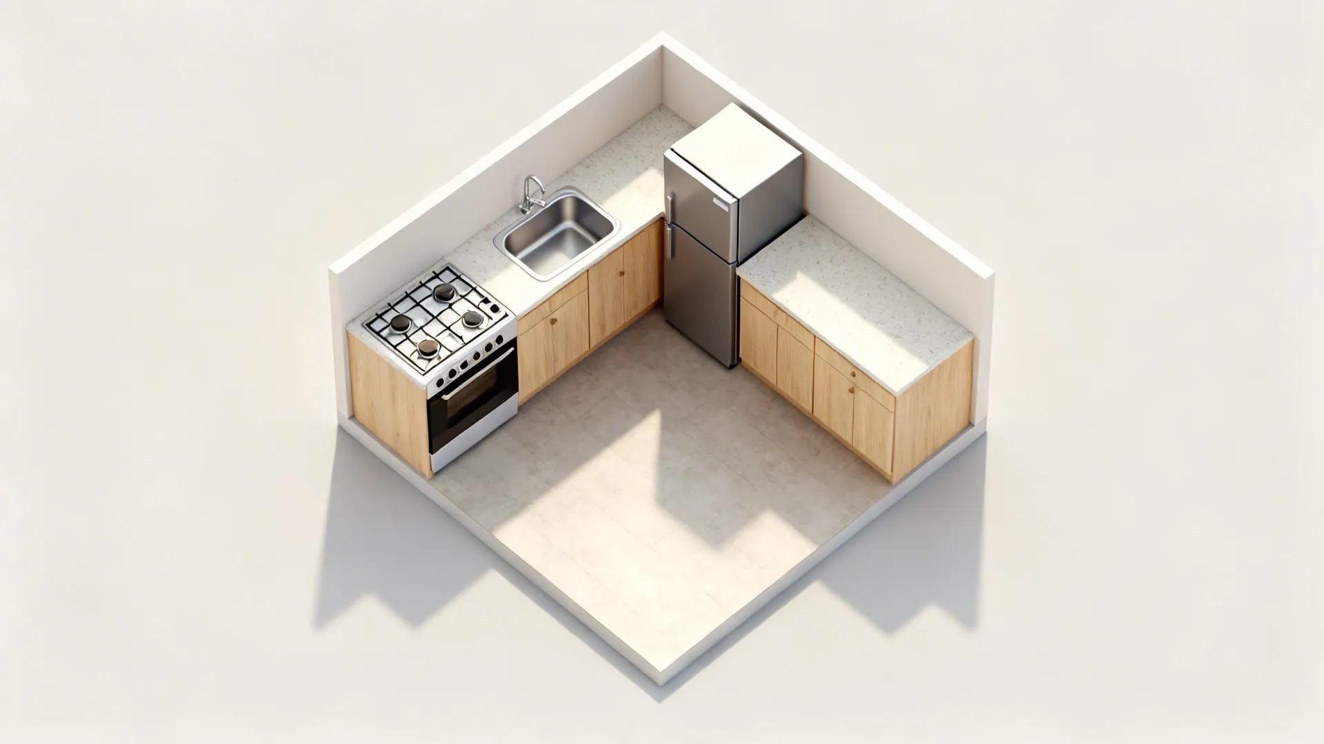 1) Southeast Cooking Zone with Thoughtful Work Triangle