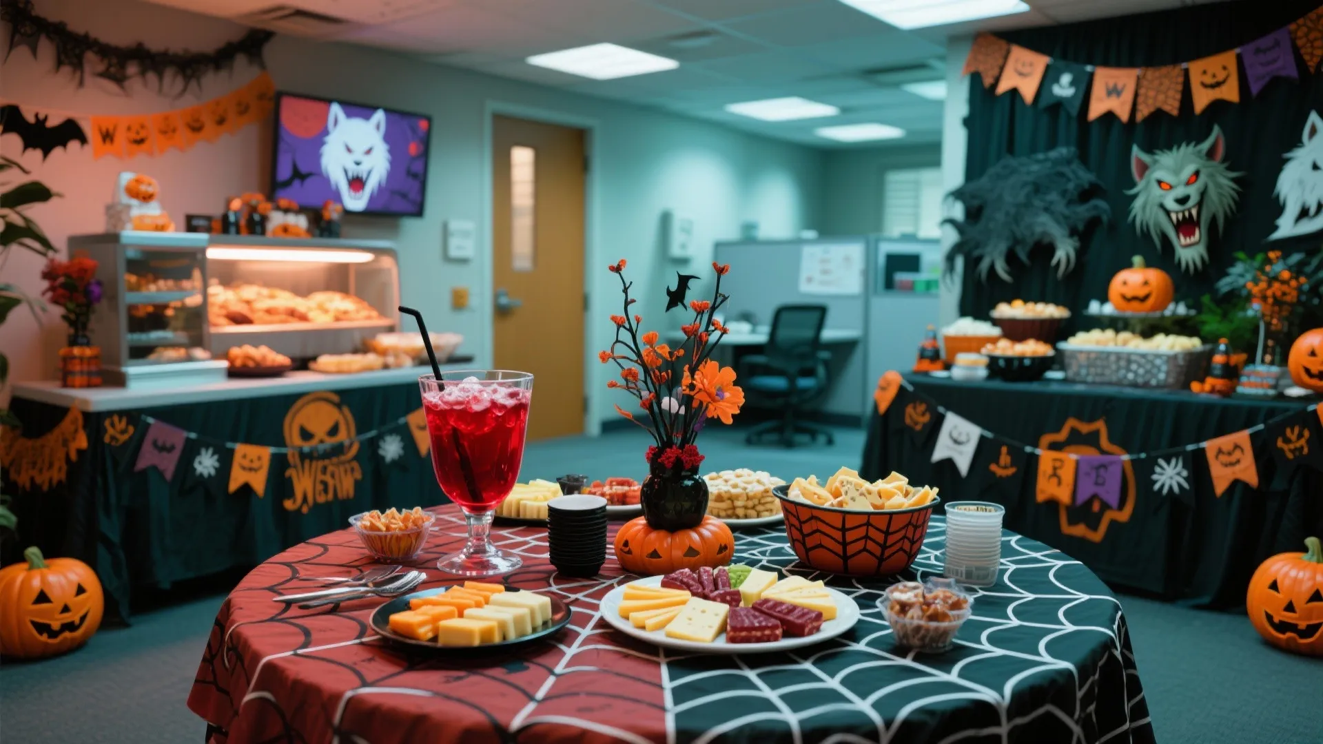 9. Trick-or-Treat Snack Stations