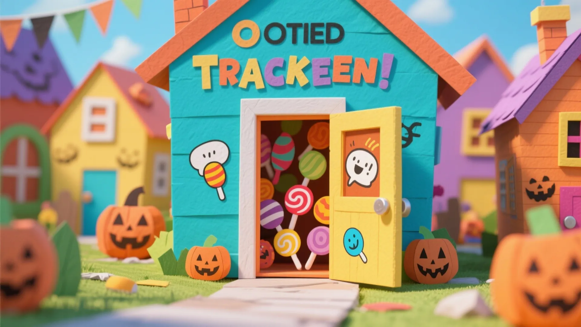 5. Trick-or-Treat Town