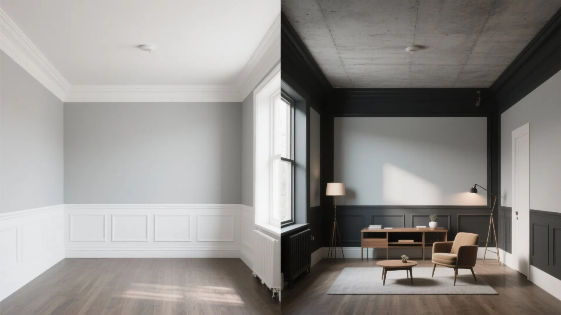 5. Paint trims and ceilings for drama