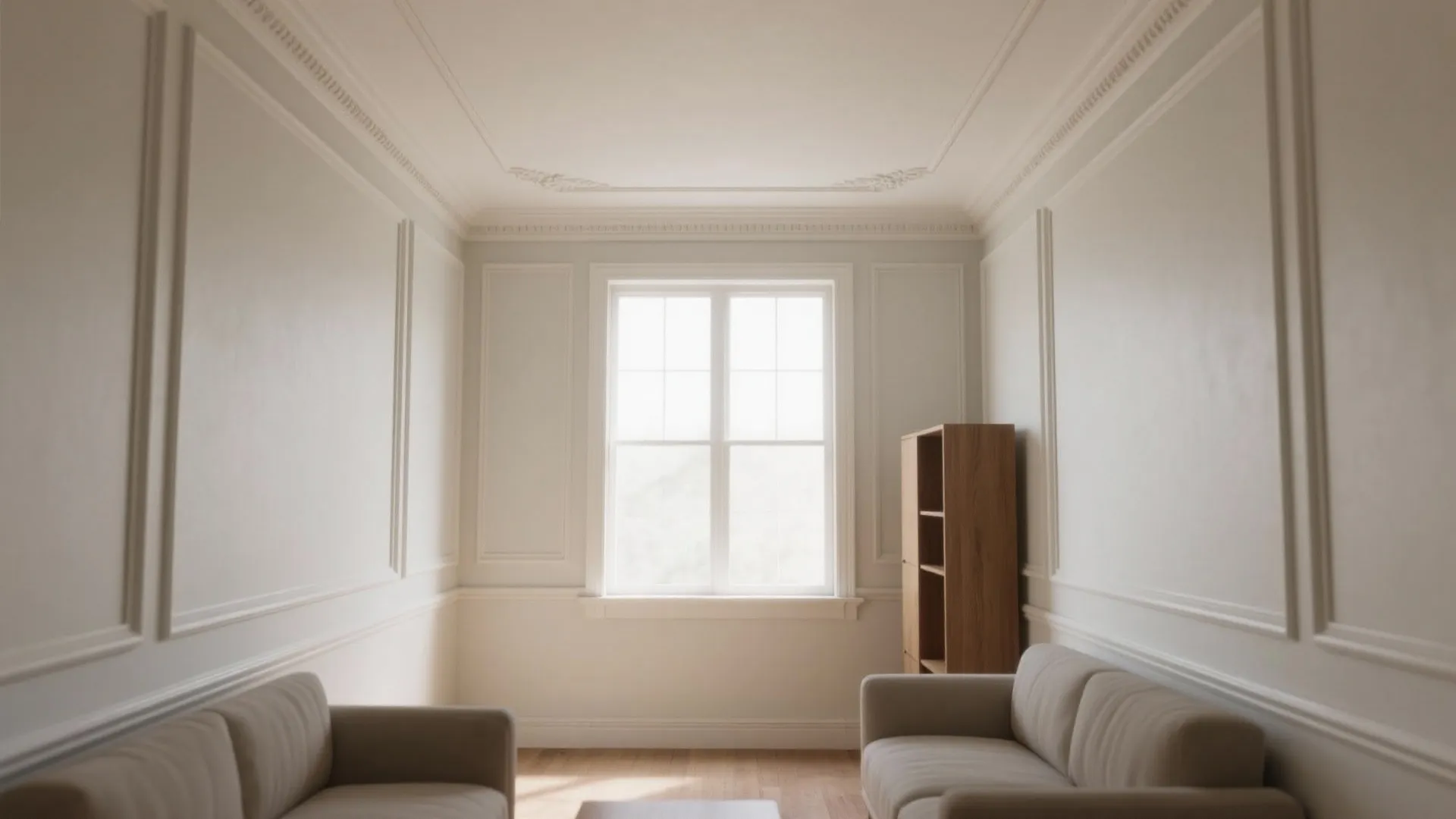 2. Use trims and ceilings to create perceived height