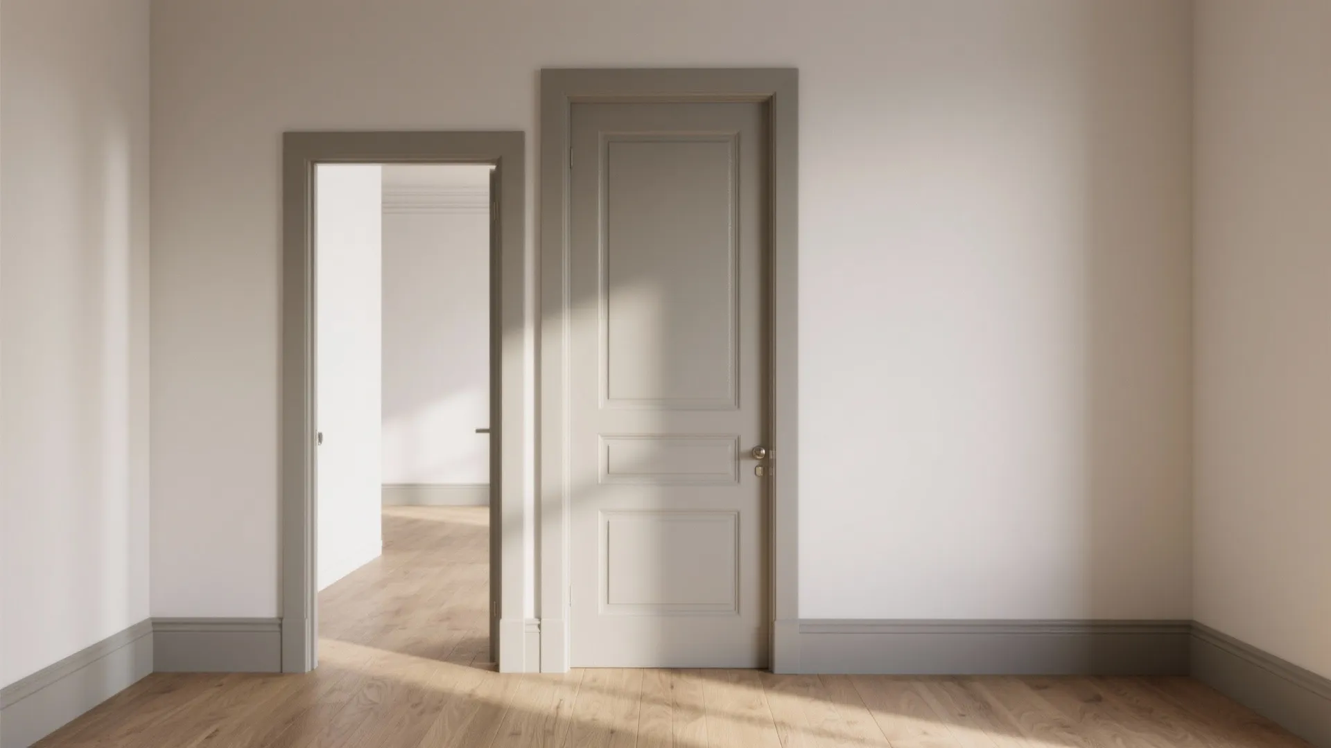 4. Trim-First Approach — paint trim and door as a set