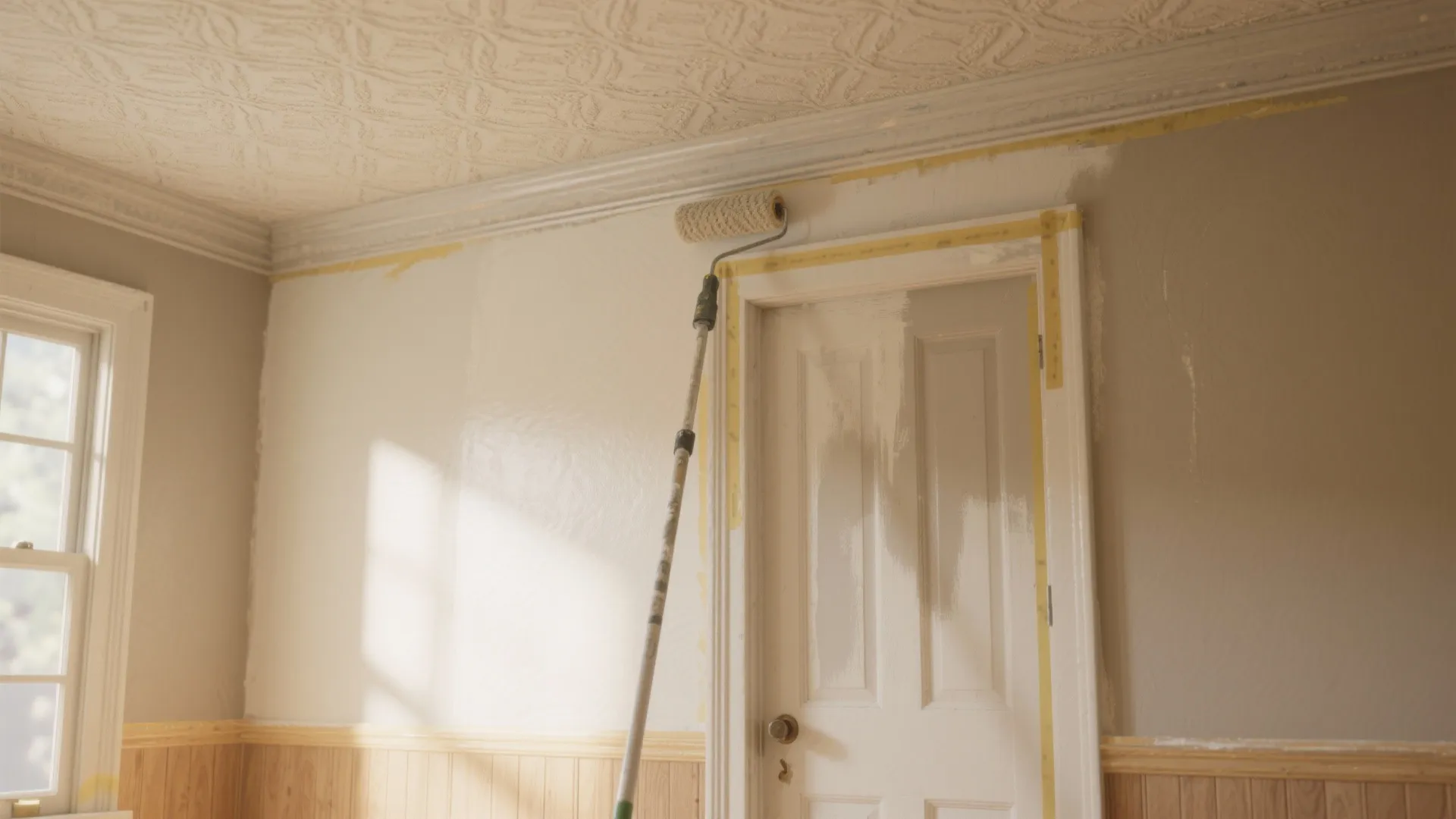 3. Don’t forget trim, doors, and ceilings