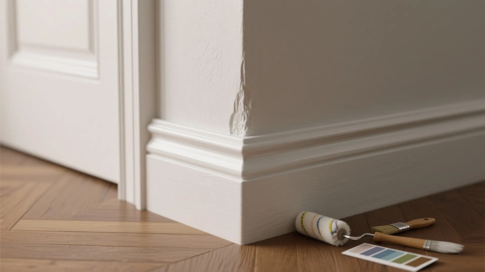 4. Trim and finish: eggshell vs. semi-gloss