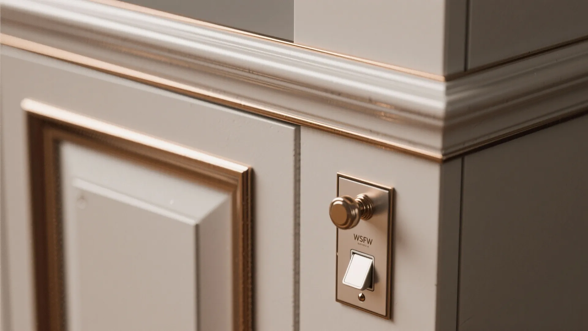 4. Custom trim and hardware finishes
