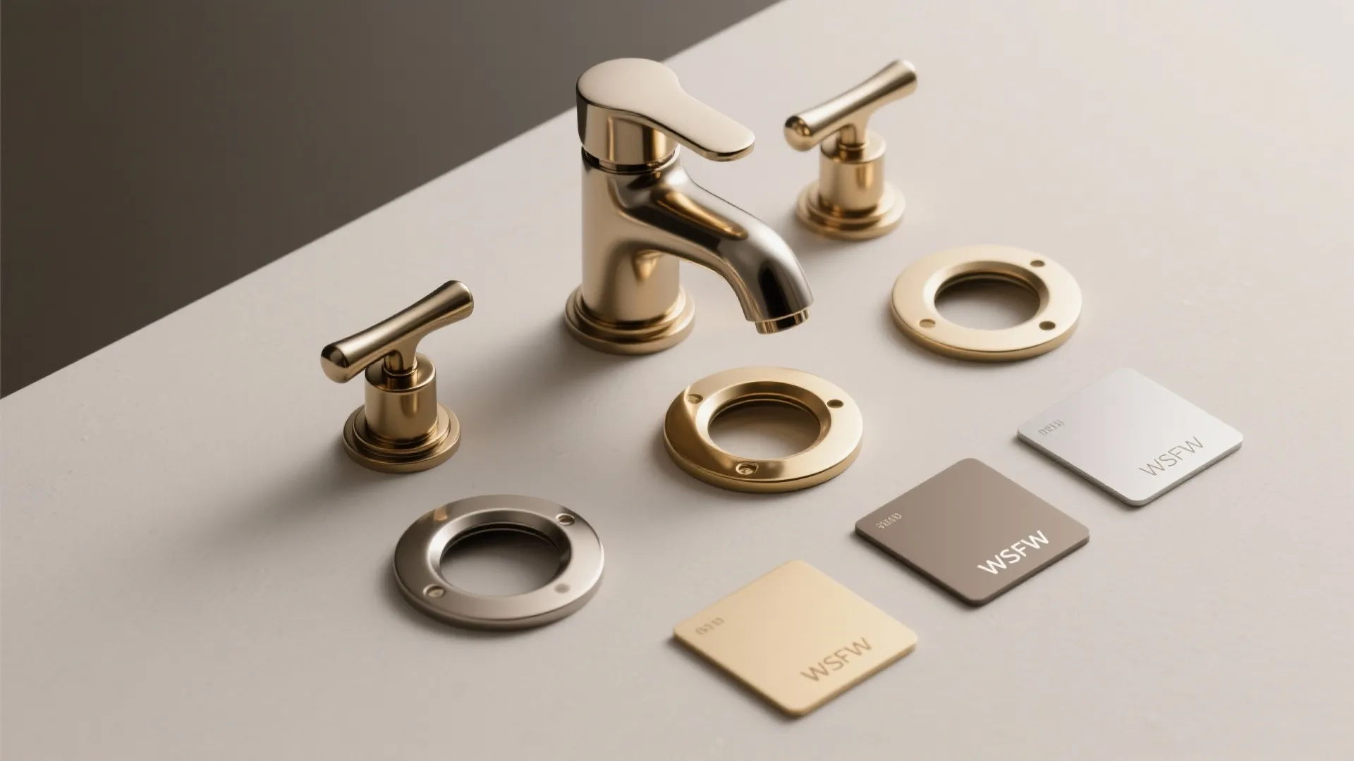 2. Use a coordinated trim kit to blend fixtures