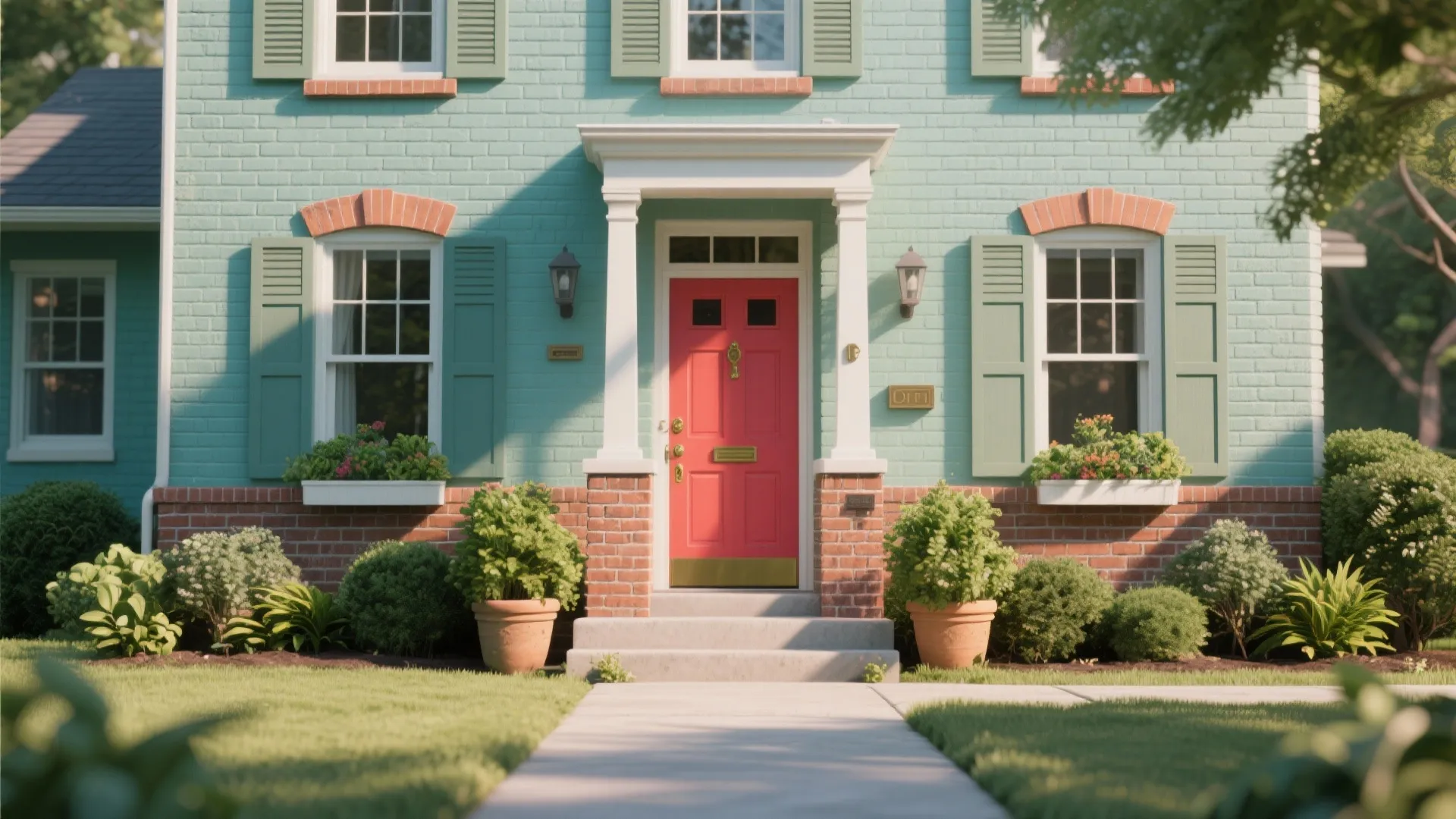 5. Integrate trim and landscape colors