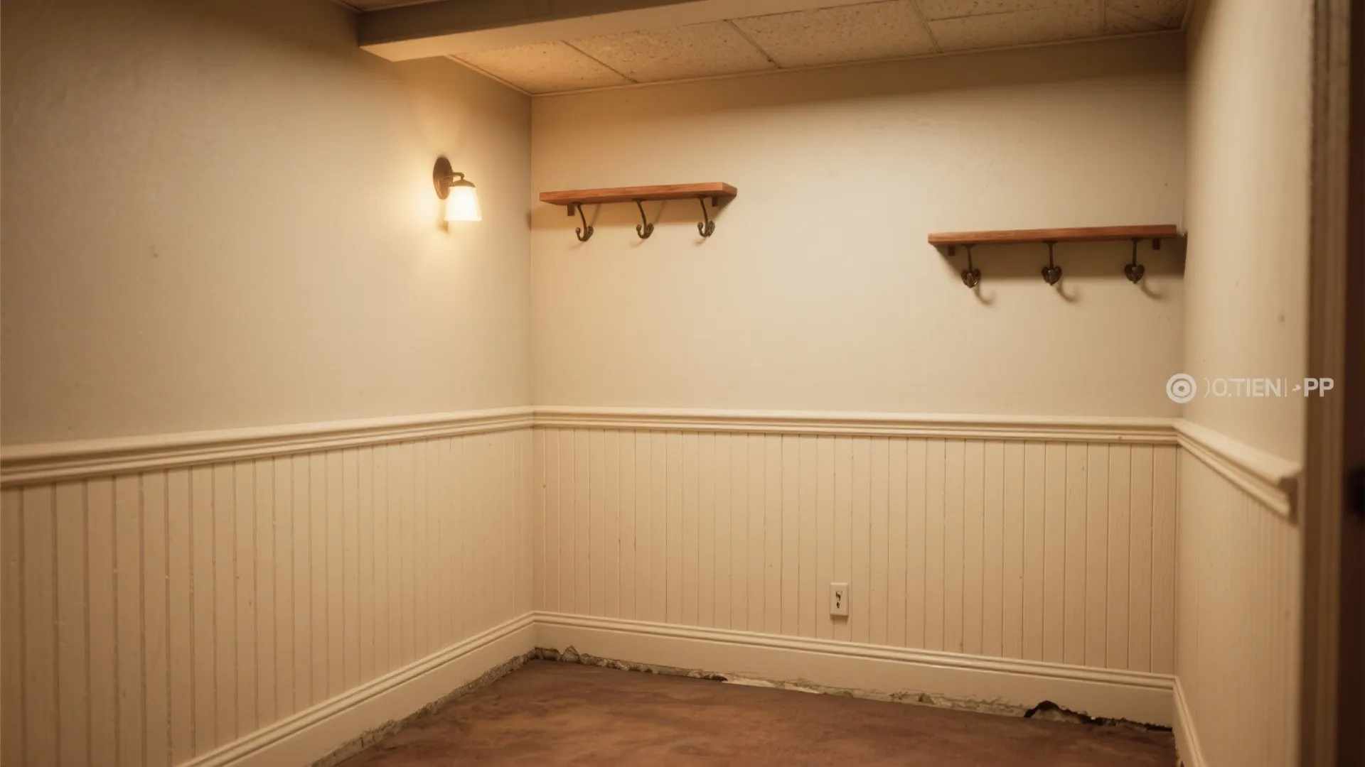 4. Combine Paint with Inexpensive Trim or Wainscoting