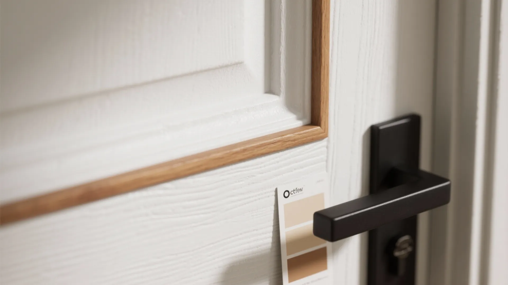 2. Create subtle contrast with trims and hardware