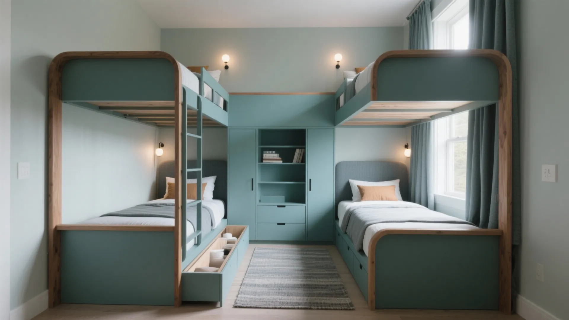 3 Beds in a Small Room: Creative Space-Saving Solutions: 1 Minute to Maximize Small Spaces with Smart Bed Arrangements