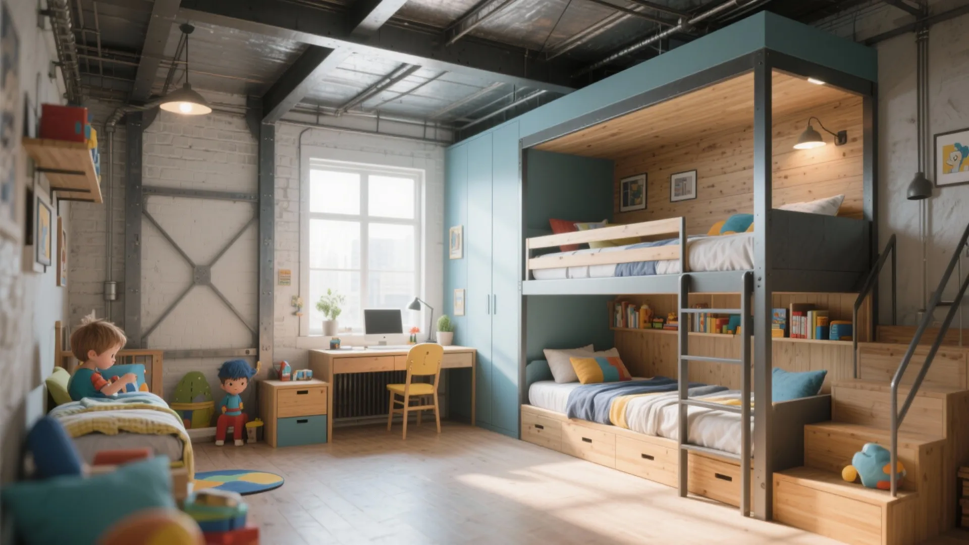 Idea 3: Triple Loft Space Combo