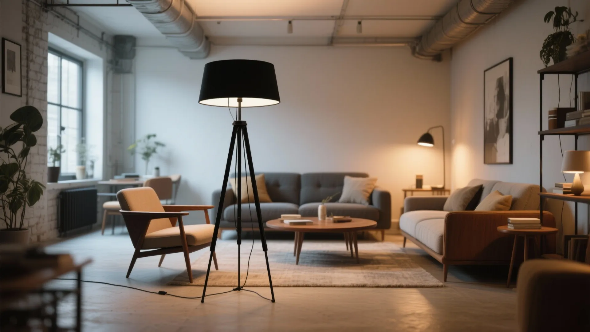 2. Tripod Base Lamps